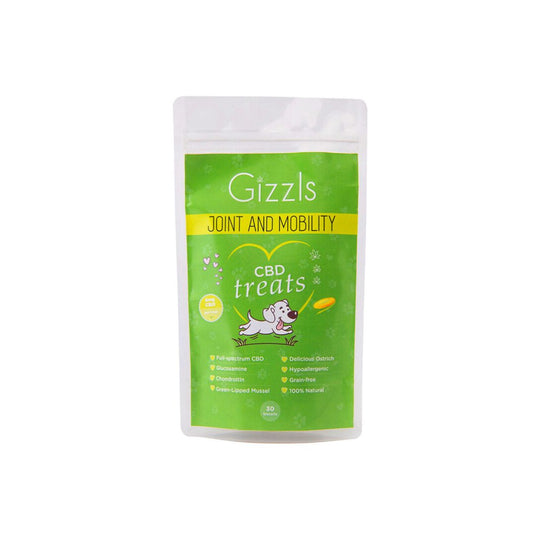 Gizzls Joint & Mobility Healthy CBD Treats For Big Dogs