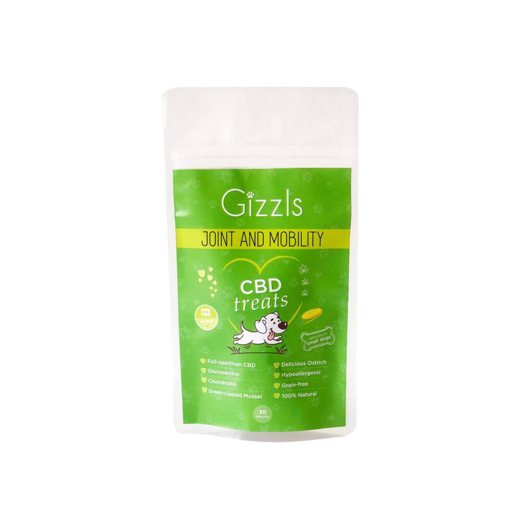 Gizzls Joint & Mobility CBD Treats For Small Dogs
