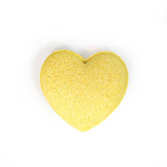 Go Bananas - Yellow Heart-Shaped Bath Bomb