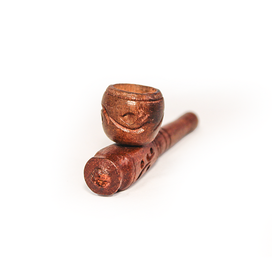 Traditional Handcrafted Wooden Pipe - Bowl Shape