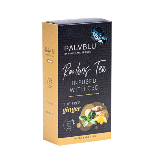 Palvblu Ginger Rooibos Tea CBD Infused