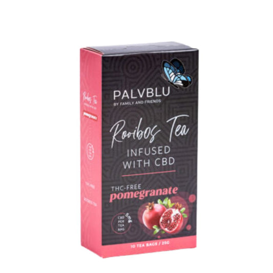Palvblu Pomegranate Rooibos Tea CBD Infused