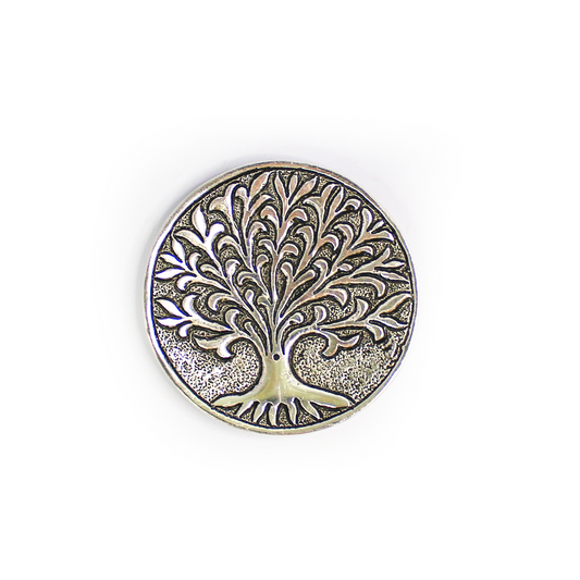Tree Of Life Aluminum Incense Holder
