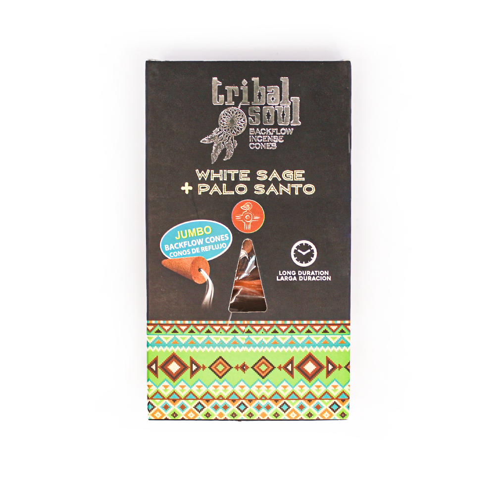 Tribal Soul White Sage & Palo Santo Backflow Cones