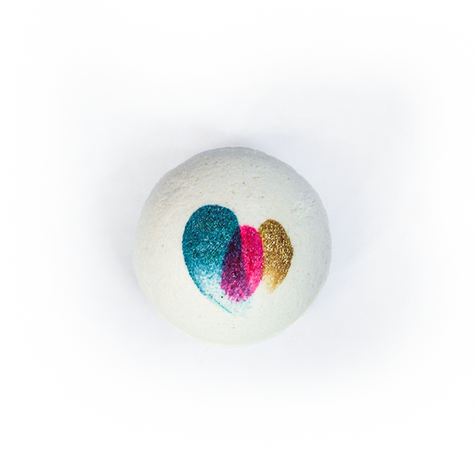 White Bath Bomb - Peacock Pleasures