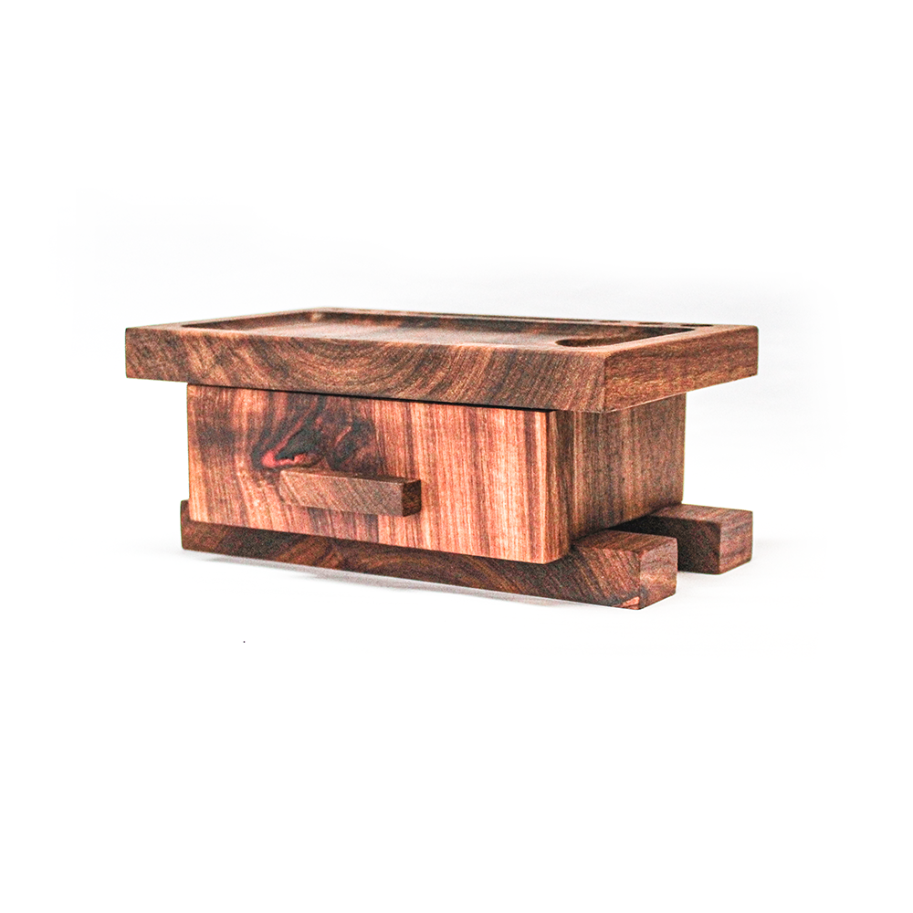 Dab Wooden Storage | Stash Box - With Draw 