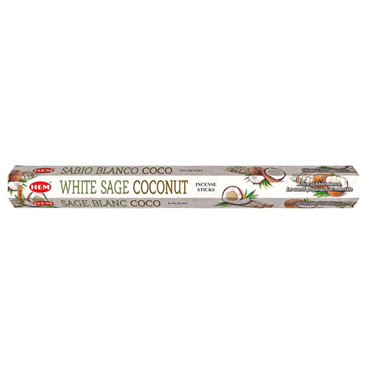 White Sage Coconut Incense Sticks
