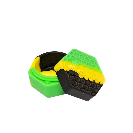 Silicone Dab Storage Tub – Honeycomb Design