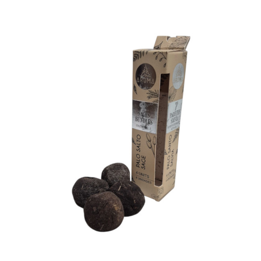 Aroma smudge balls – palo santo sage 4 balls