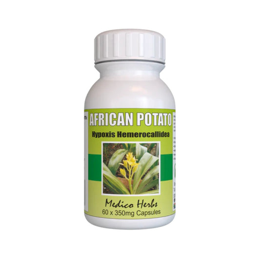 African Potato Capsules 350mg (Hypoxis hemerocallidea)