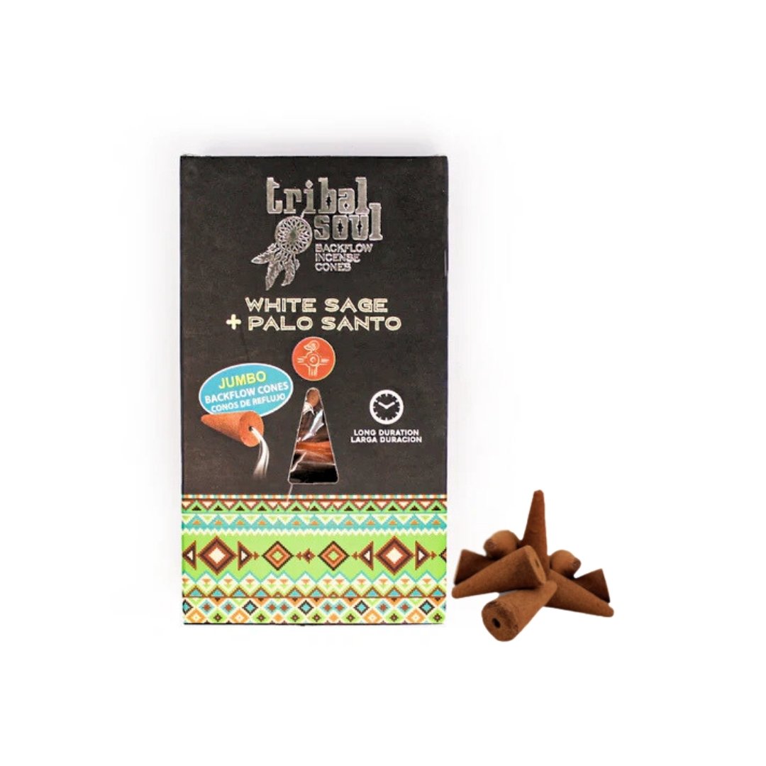 Tribal Soul White Sage & Palo Santo Backflow Cones