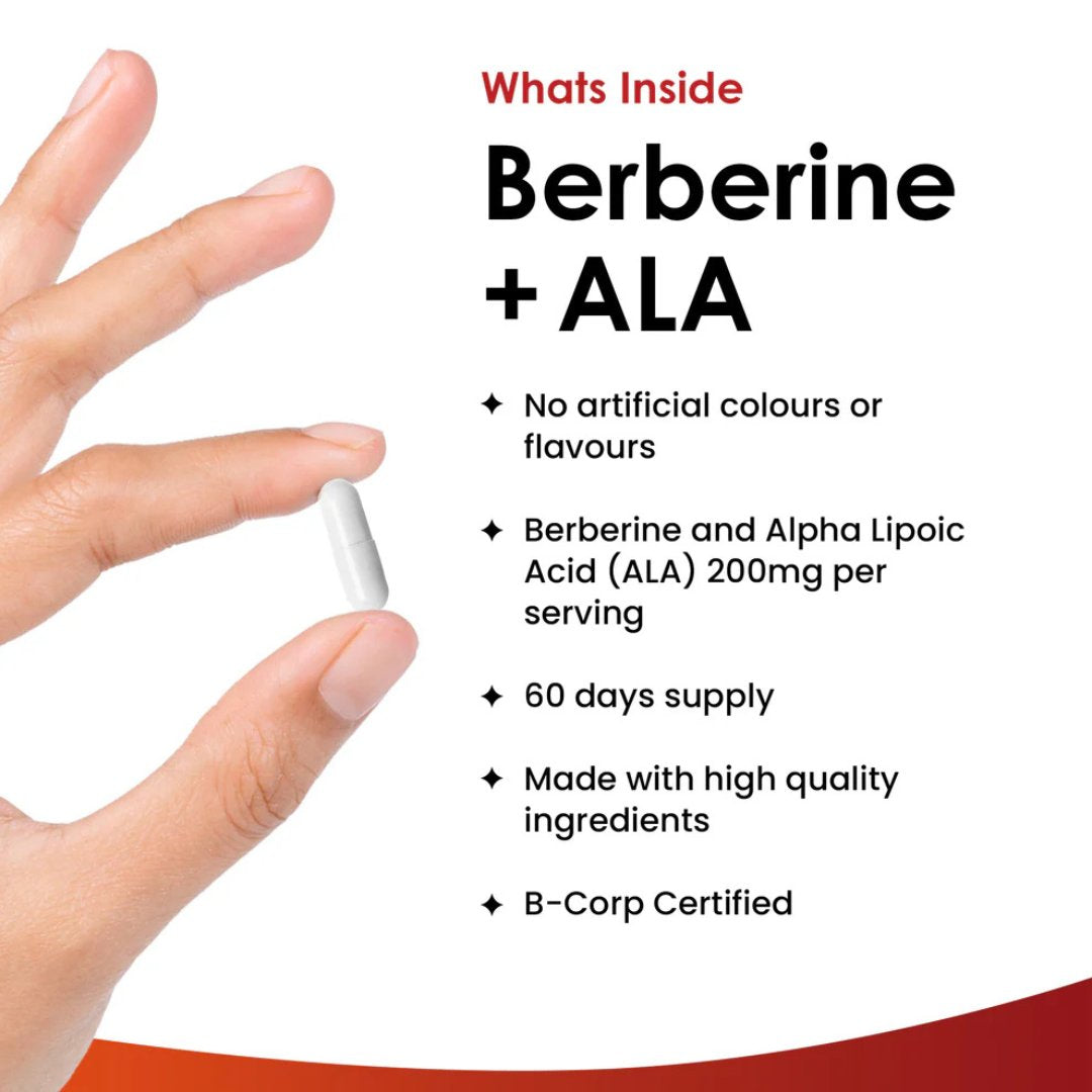 Berberine + ALA Capsules - 2 Months
