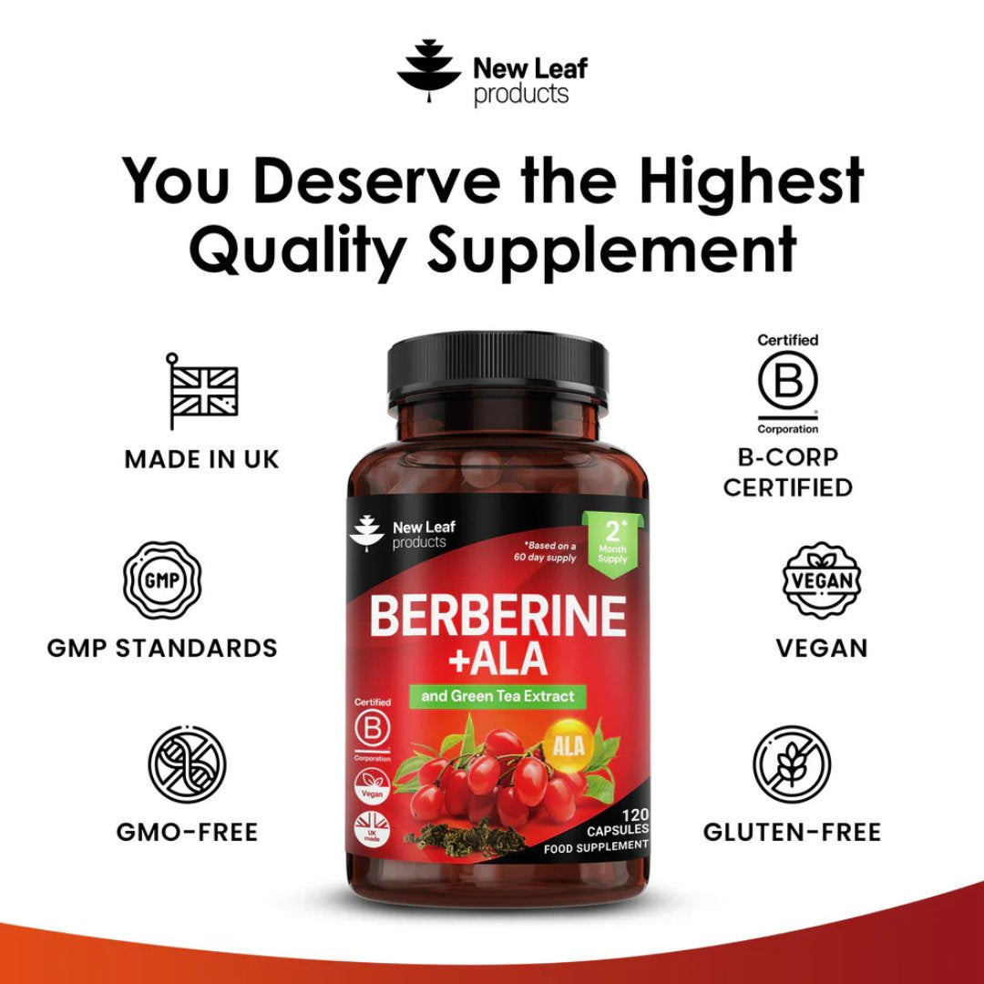 Berberine + ALA Capsules - 2 Months