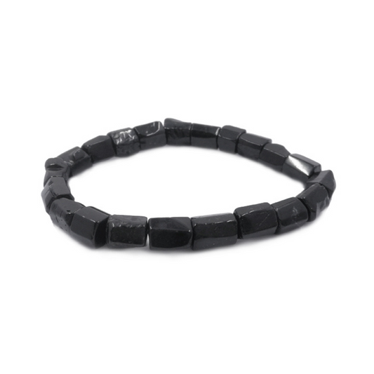 Black Tourmaline Rough Bracelet