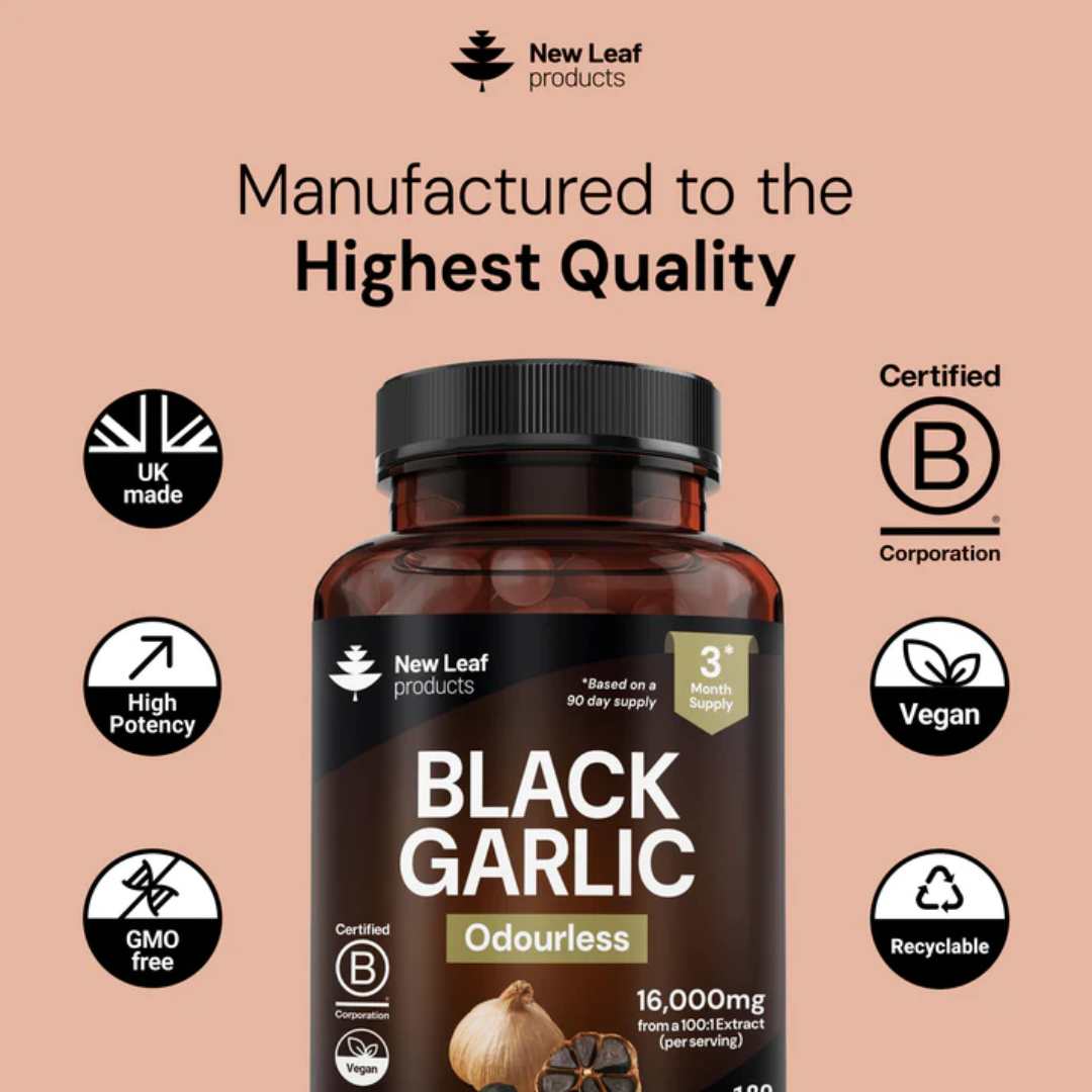 Black Garlic Capsules Aged 36 Months