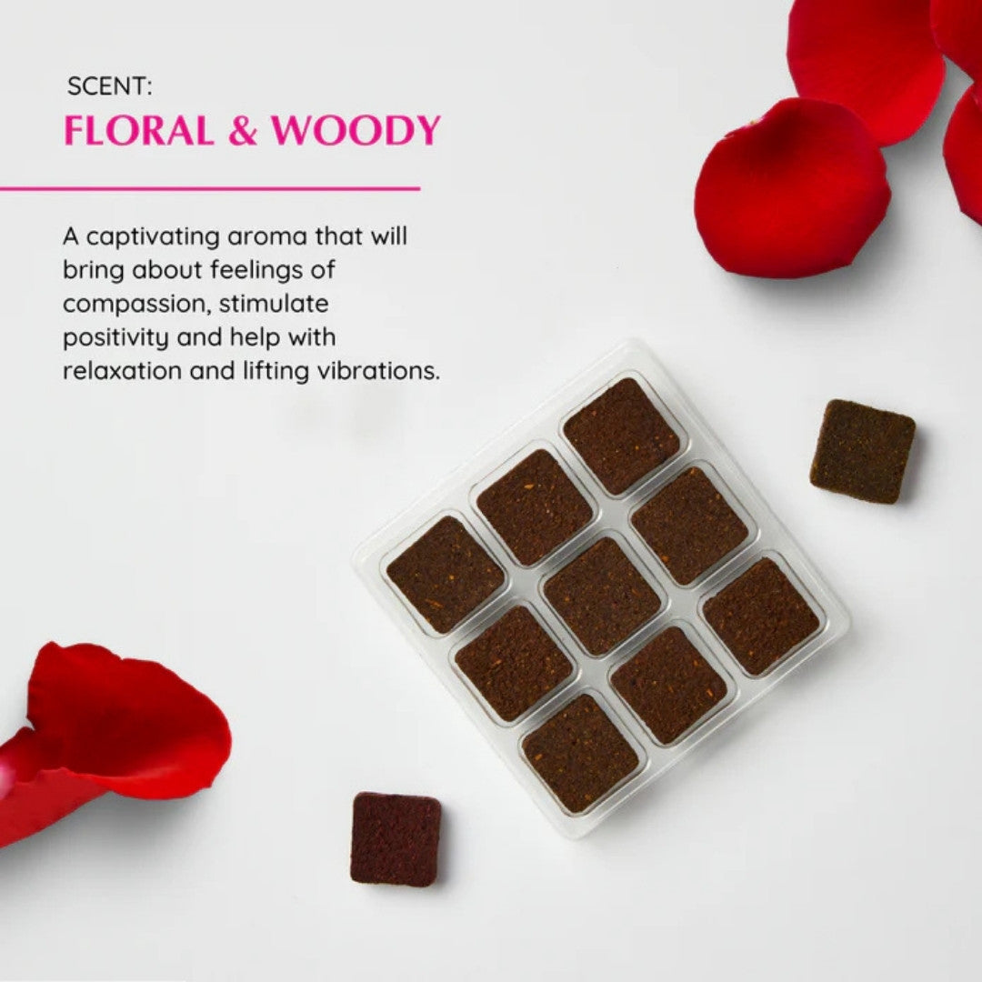 Pink Rose Incense Bricks