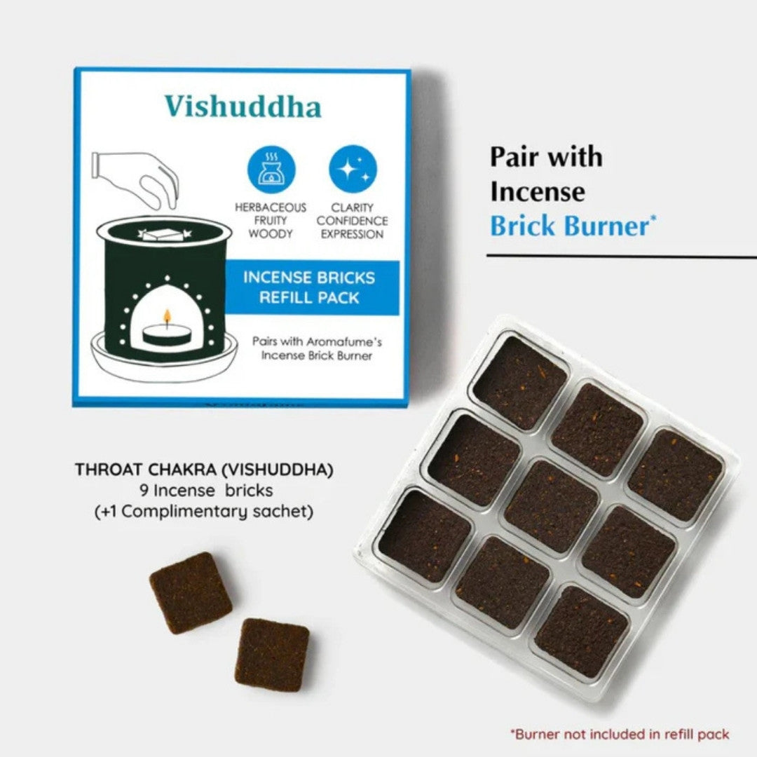 Vishuddhu Throat Chakra Incense Bricks