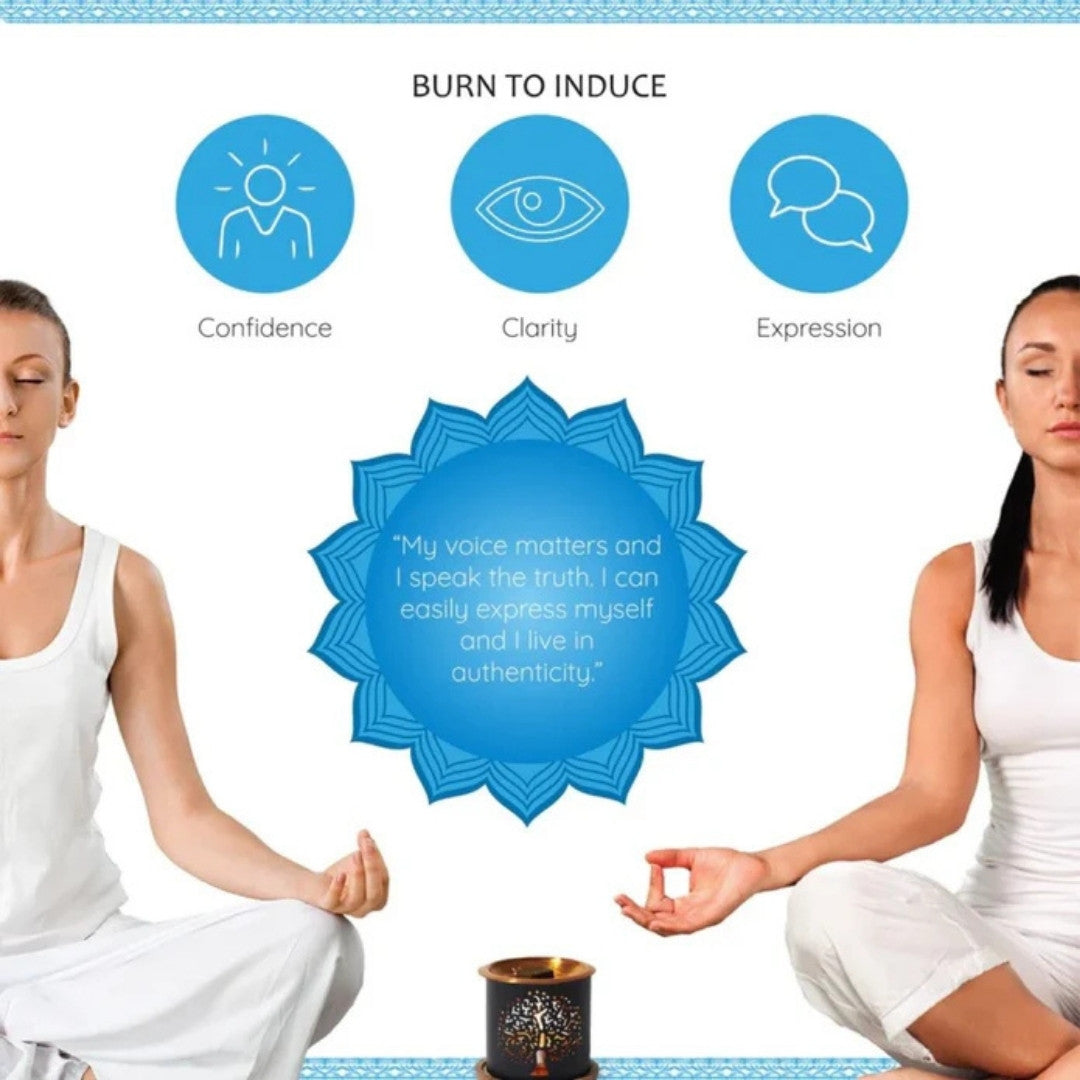 Vishuddhu Throat Chakra Incense Bricks