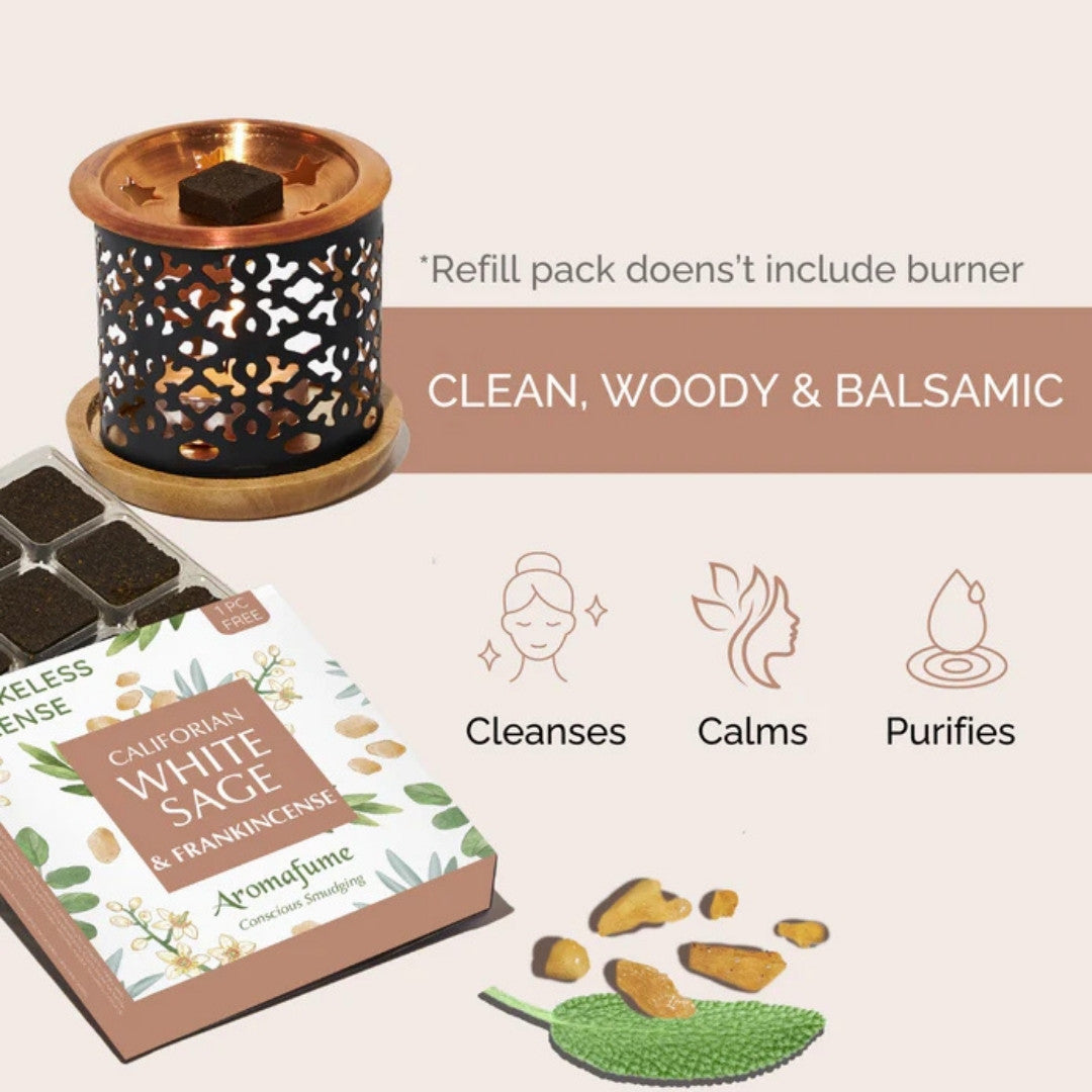 Californian White Sage and Frankincense Incense Bricks