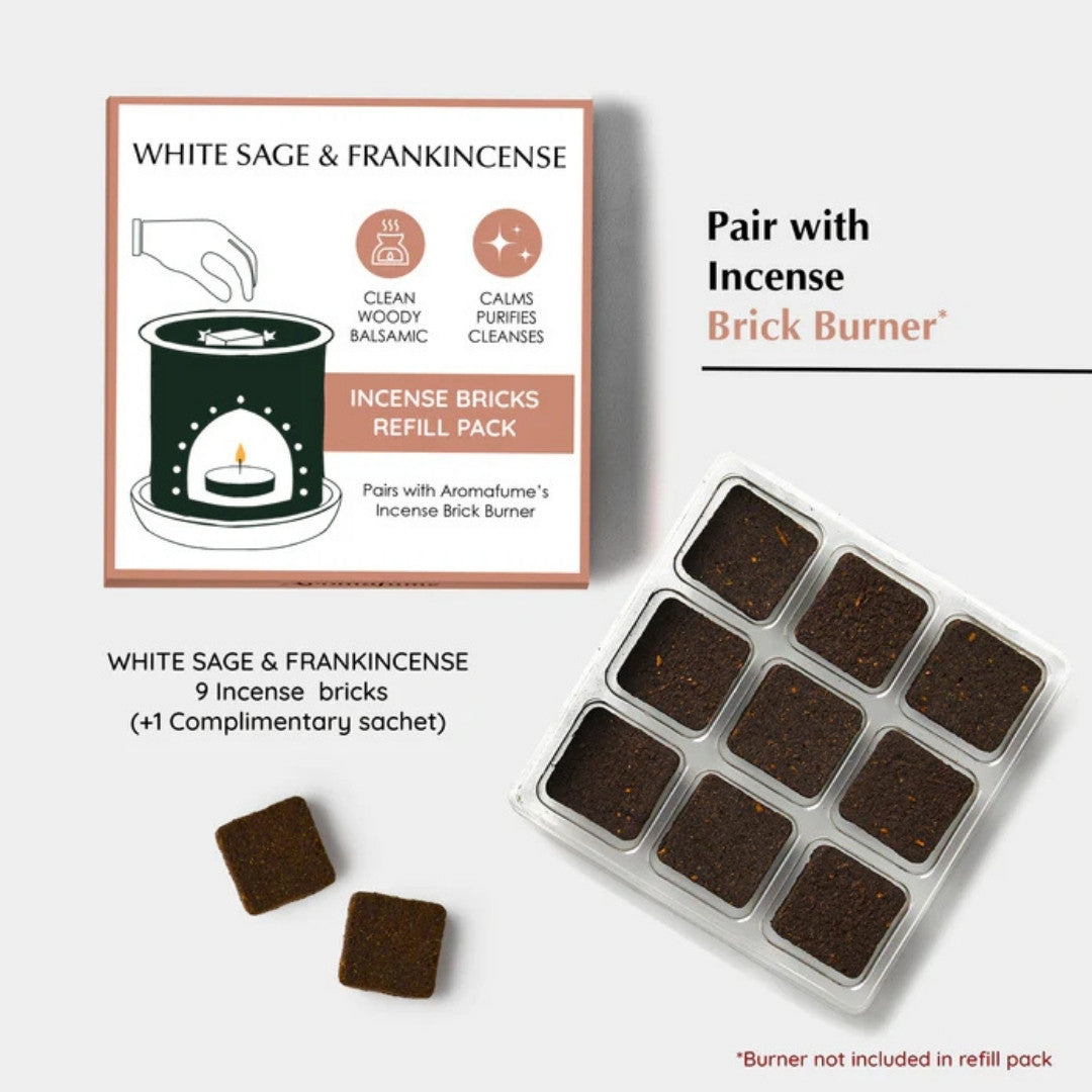 Californian White Sage and Frankincense Incense Bricks
