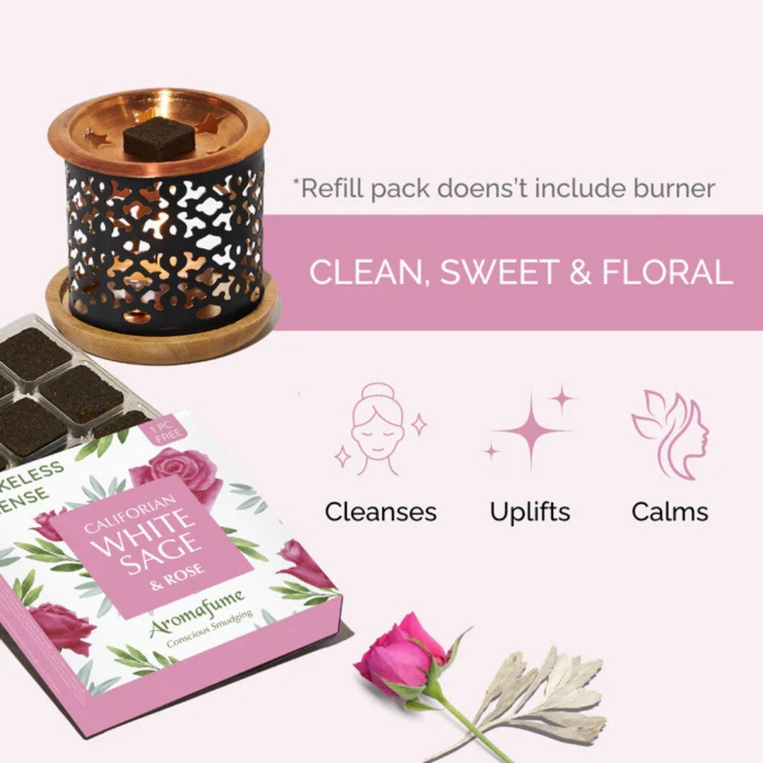 Californian White Sage and Rose Incense Bricks