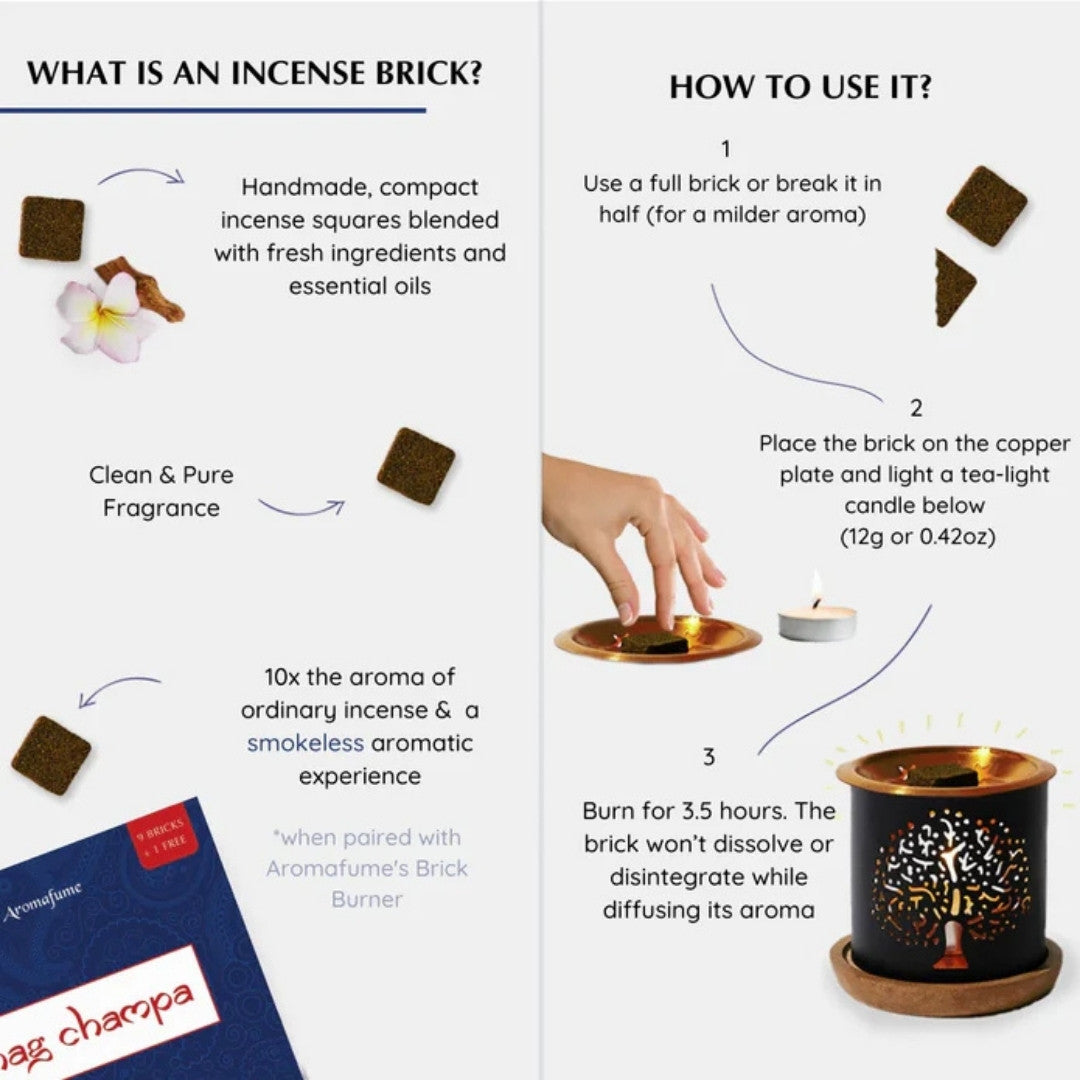 Nag Champa Incense Bricks