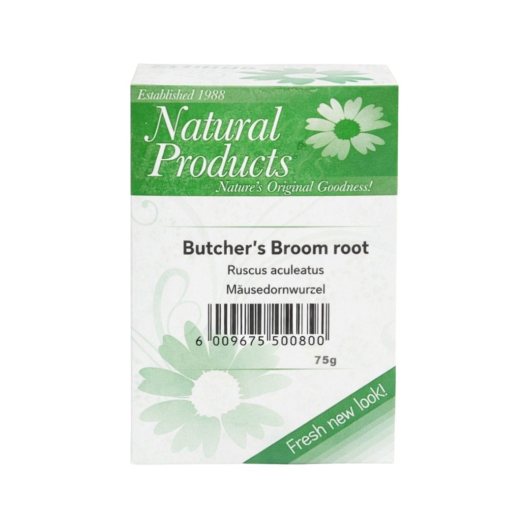 Butcher's Broom Root Cut 75g | Circulation & Vein Support