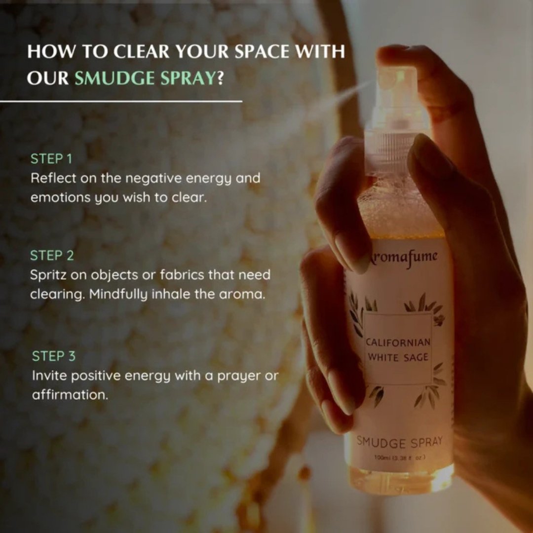 Californian White Sage Smudge Spray 100ml – Cleansing