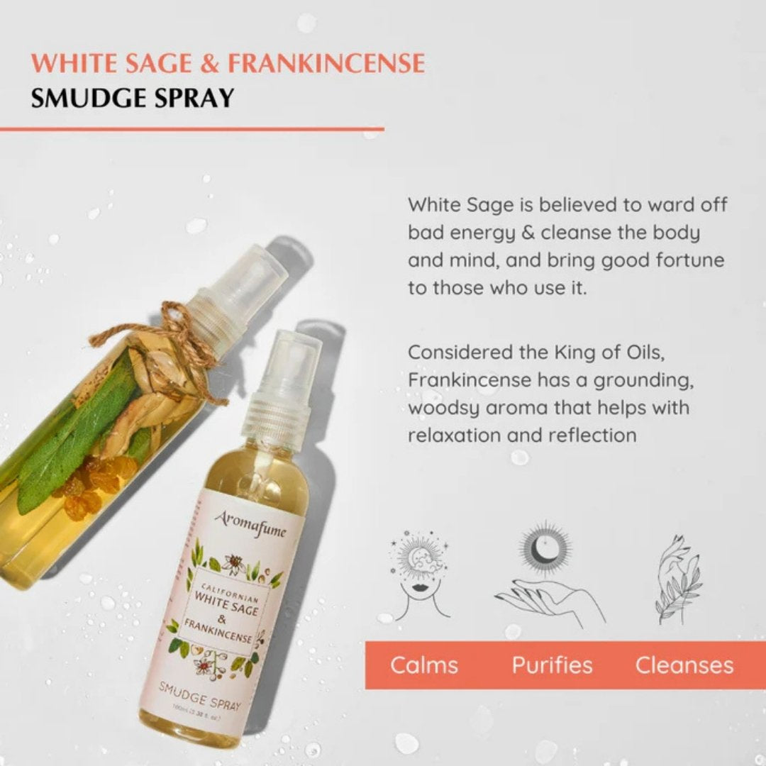 Californian White Sage & Frankincense Smudge Spray 100ml
