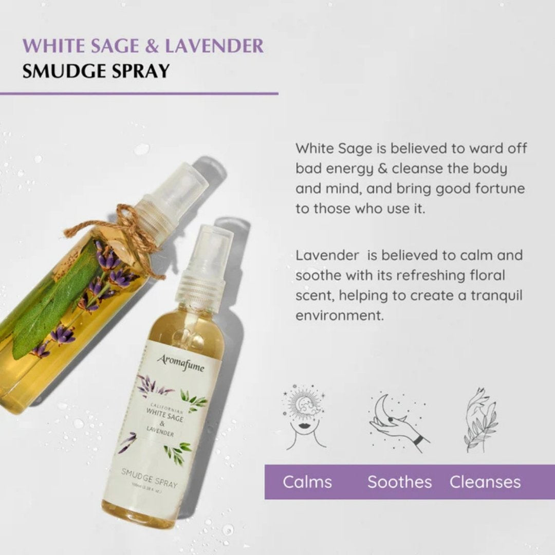 Californian White Sage & Lavender Smudge Spray 100ml