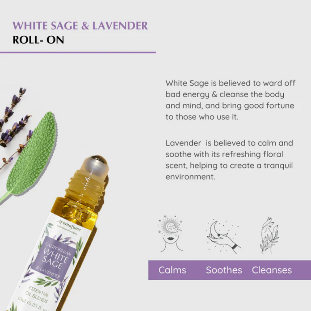 Californian White Sage and Lavender Roll On Perfume