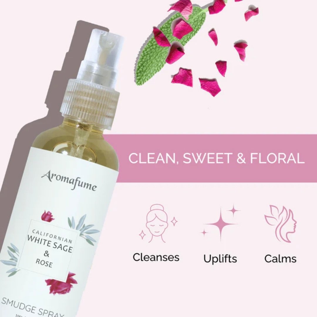 Californian White Sage & Rose Smudge Spray 100ml