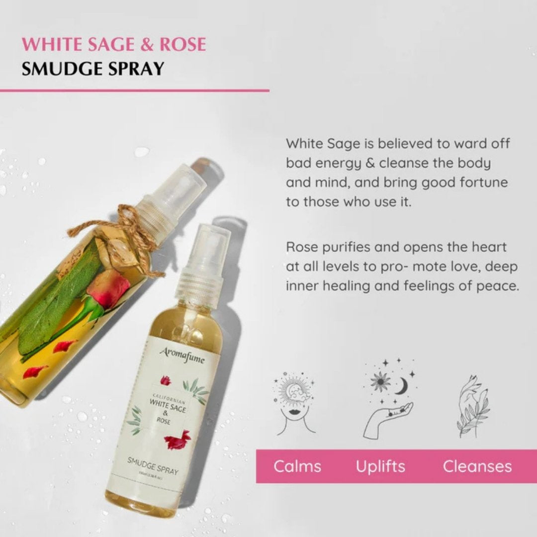 Californian White Sage & Rose Smudge Spray 100ml