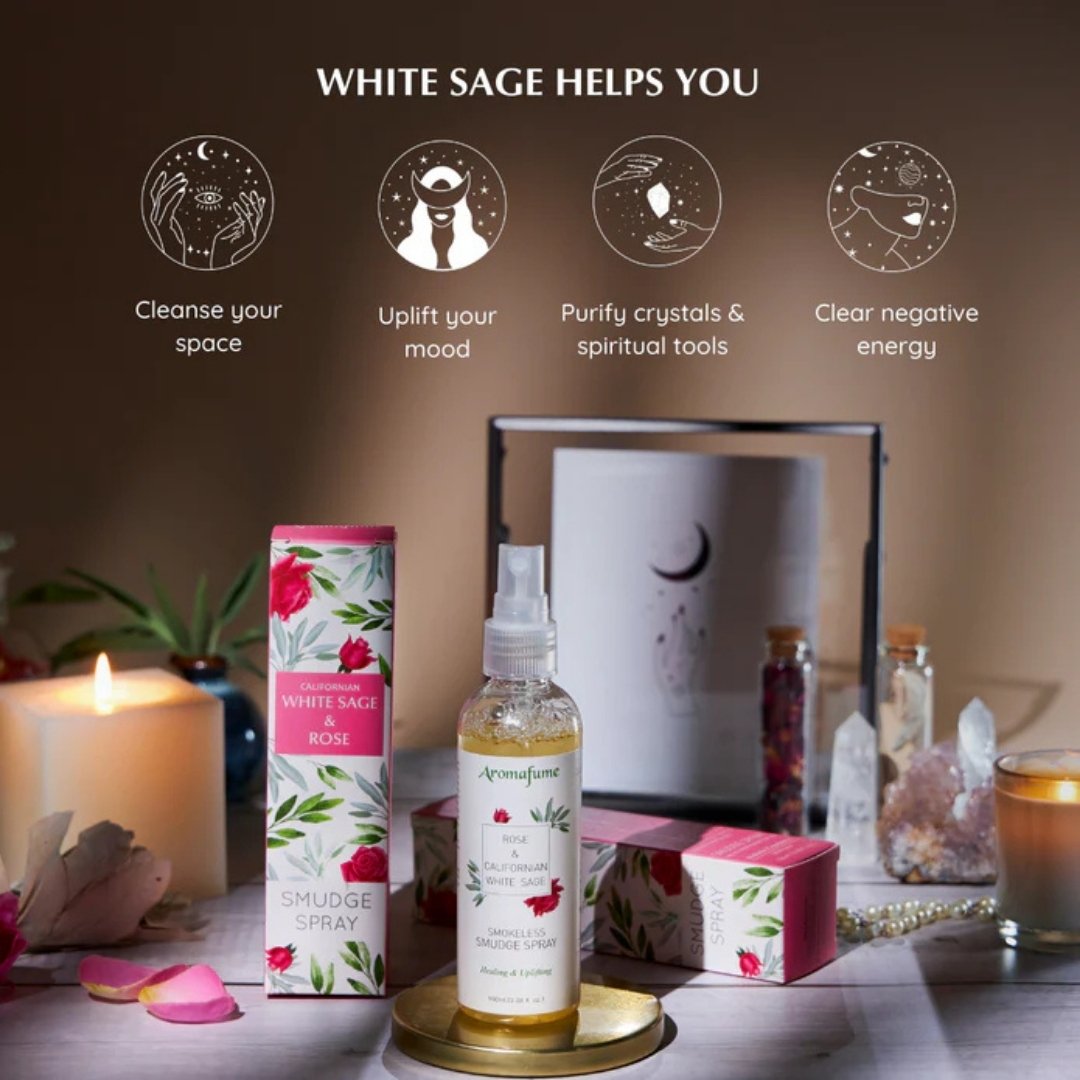 Californian White Sage & Rose Smudge Spray 100ml