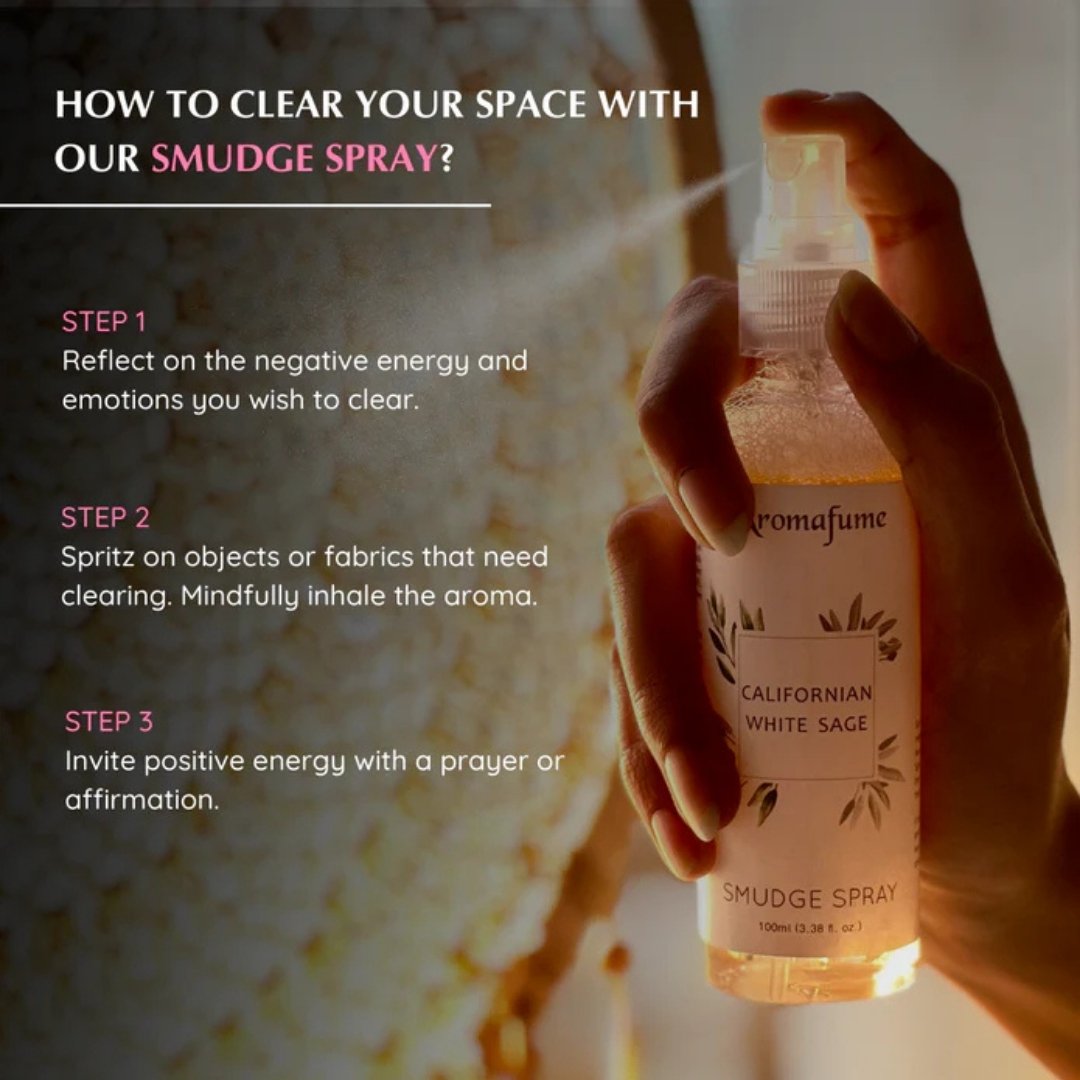 Californian White Sage & Rose Smudge Spray 100ml
