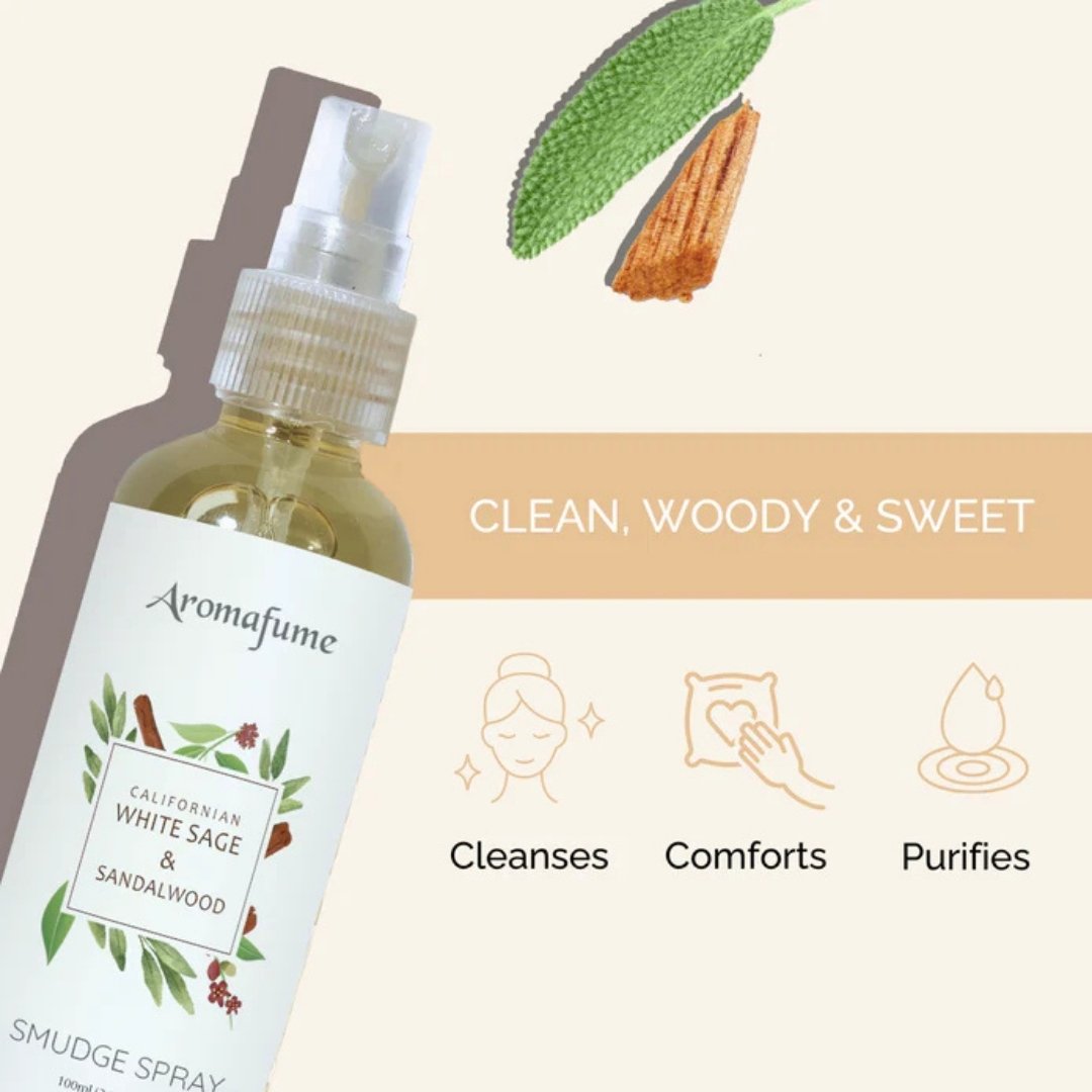Californian White Sage & Sandalwood Smudge Spray 100ml