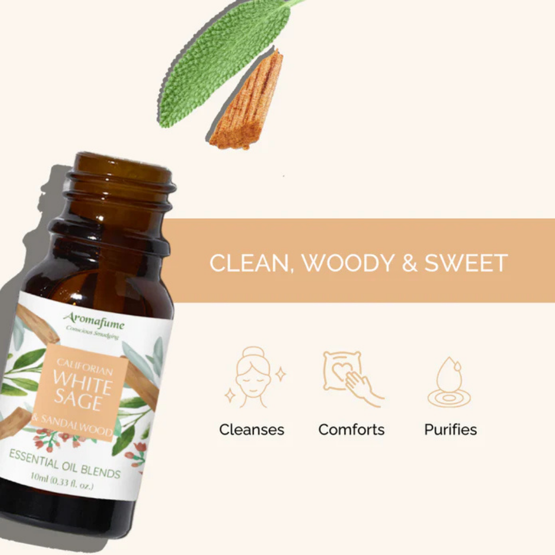 Californian White Sage and Sandalwood Essential Oil Blend