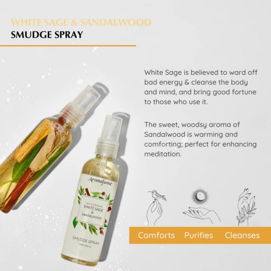 Californian White Sage & Sandalwood Smudge Spray 100ml