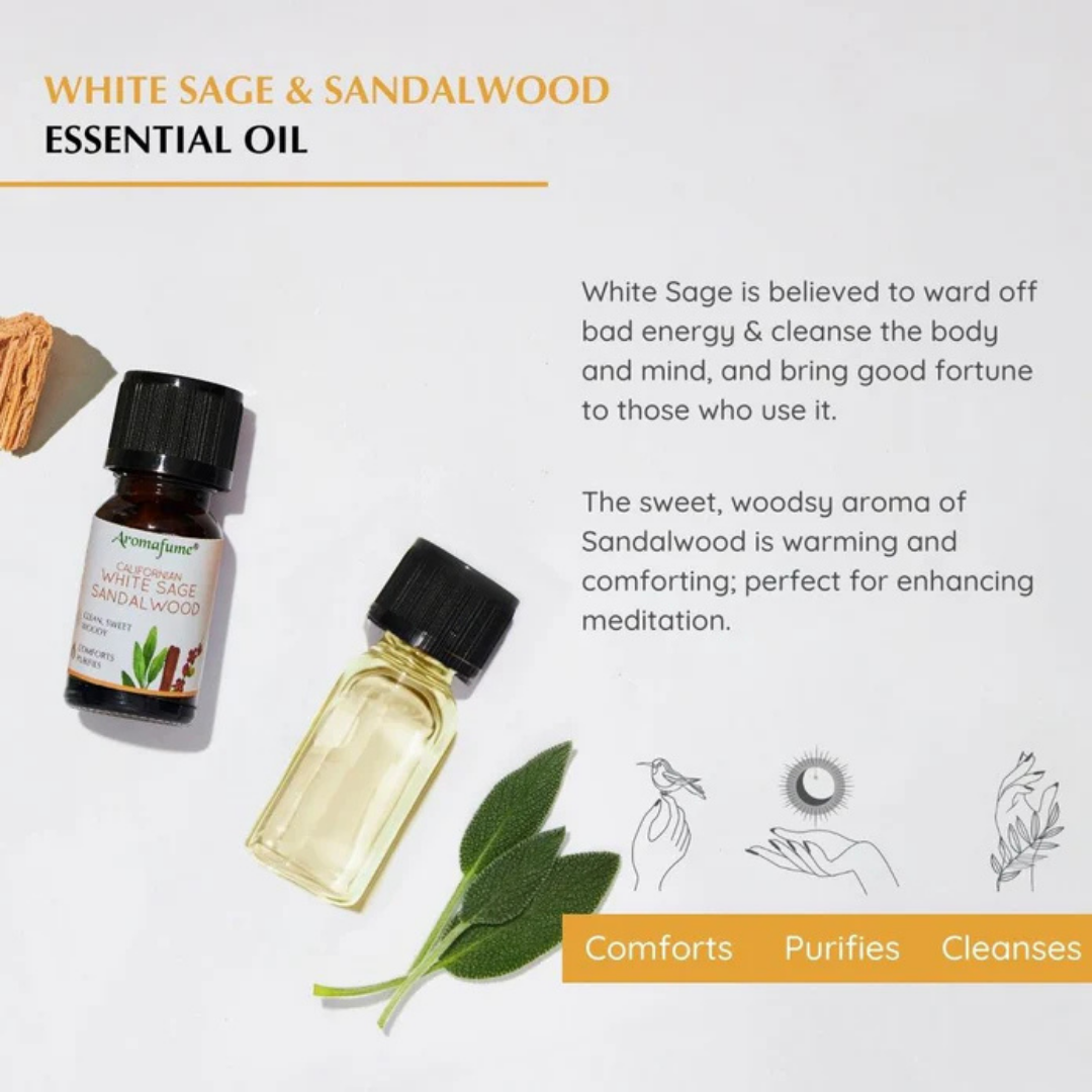 Californian White Sage and Sandalwood Essential Oil Blend