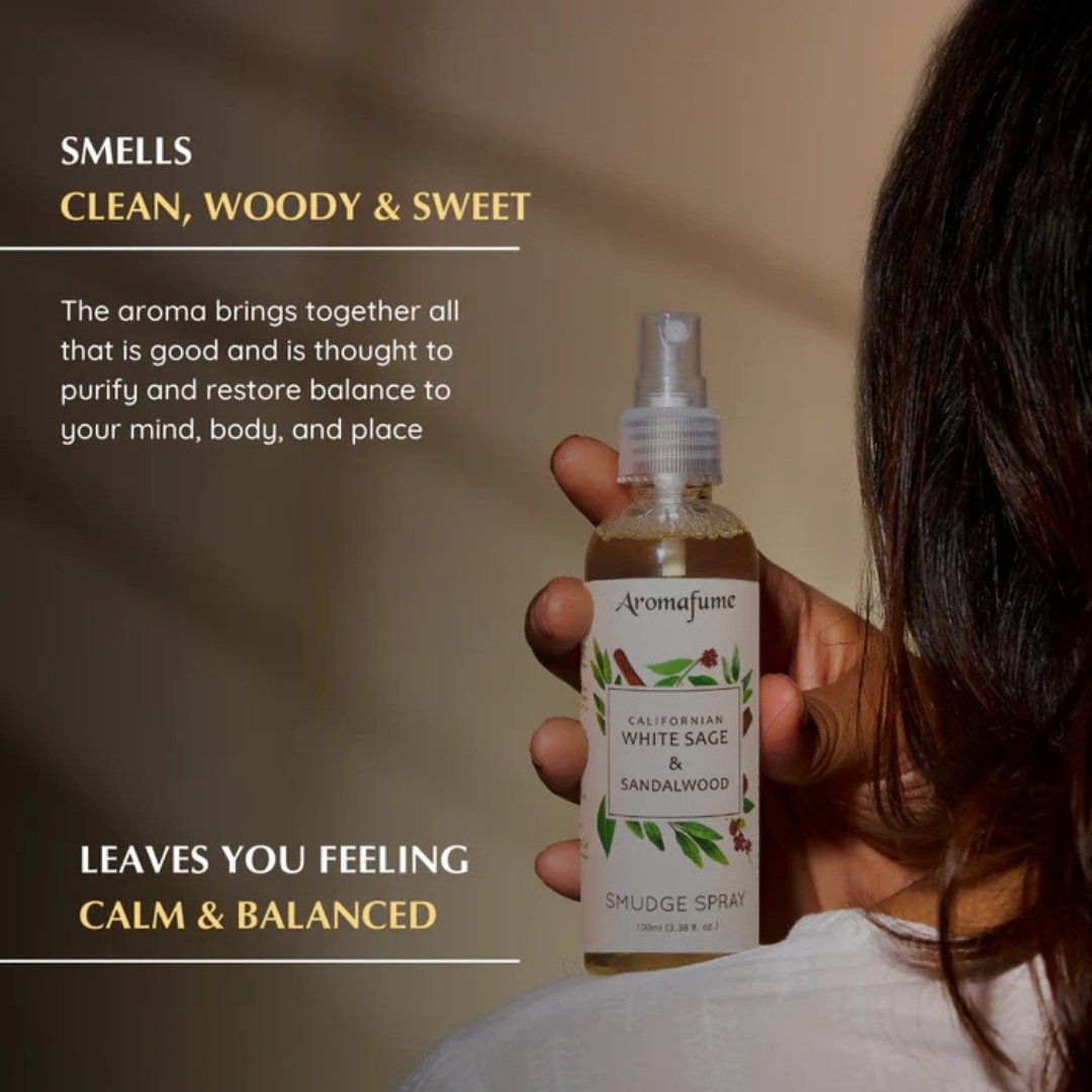 Californian White Sage & Sandalwood Smudge Spray 100ml