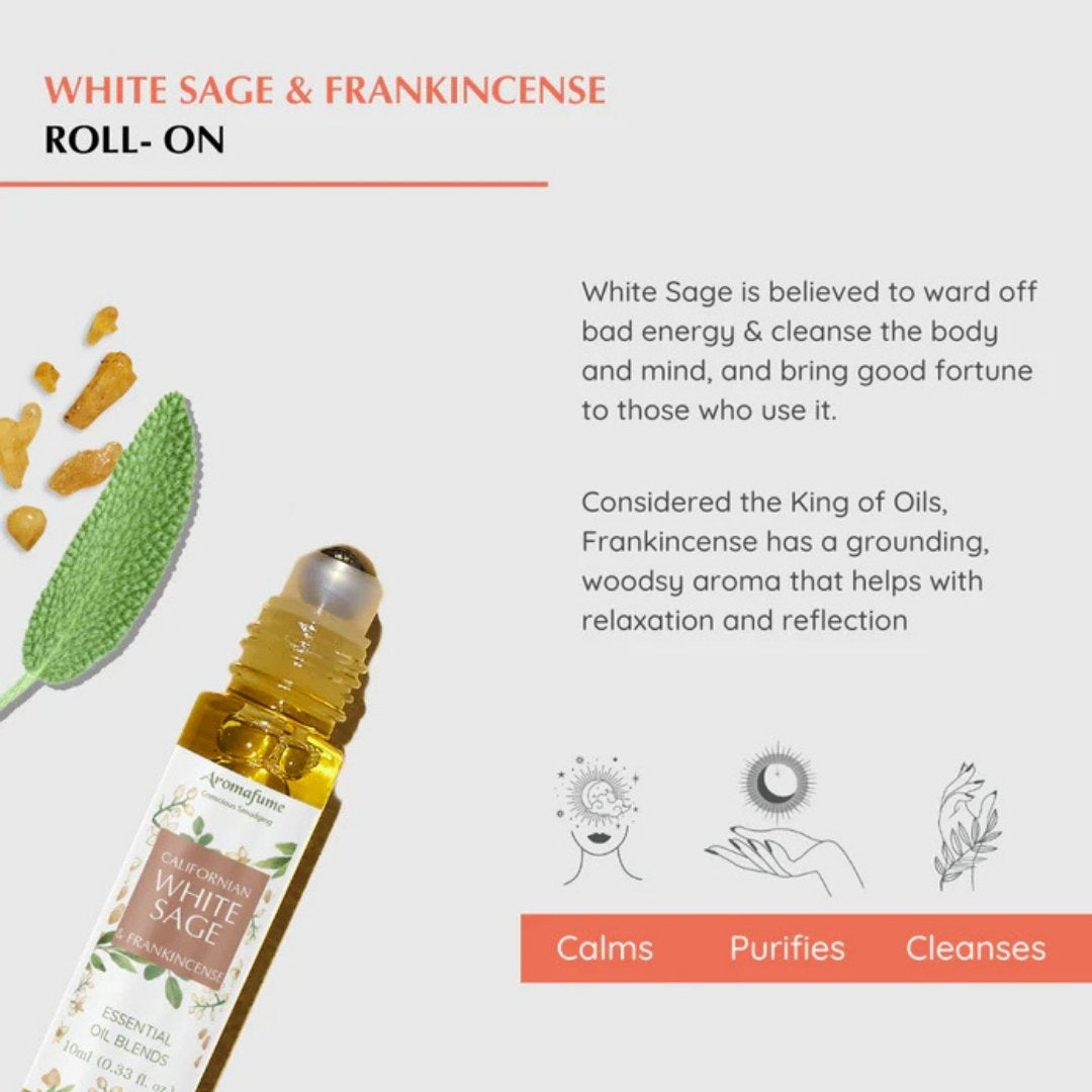 Californian White Sage & Frankincense Roll On Perfume