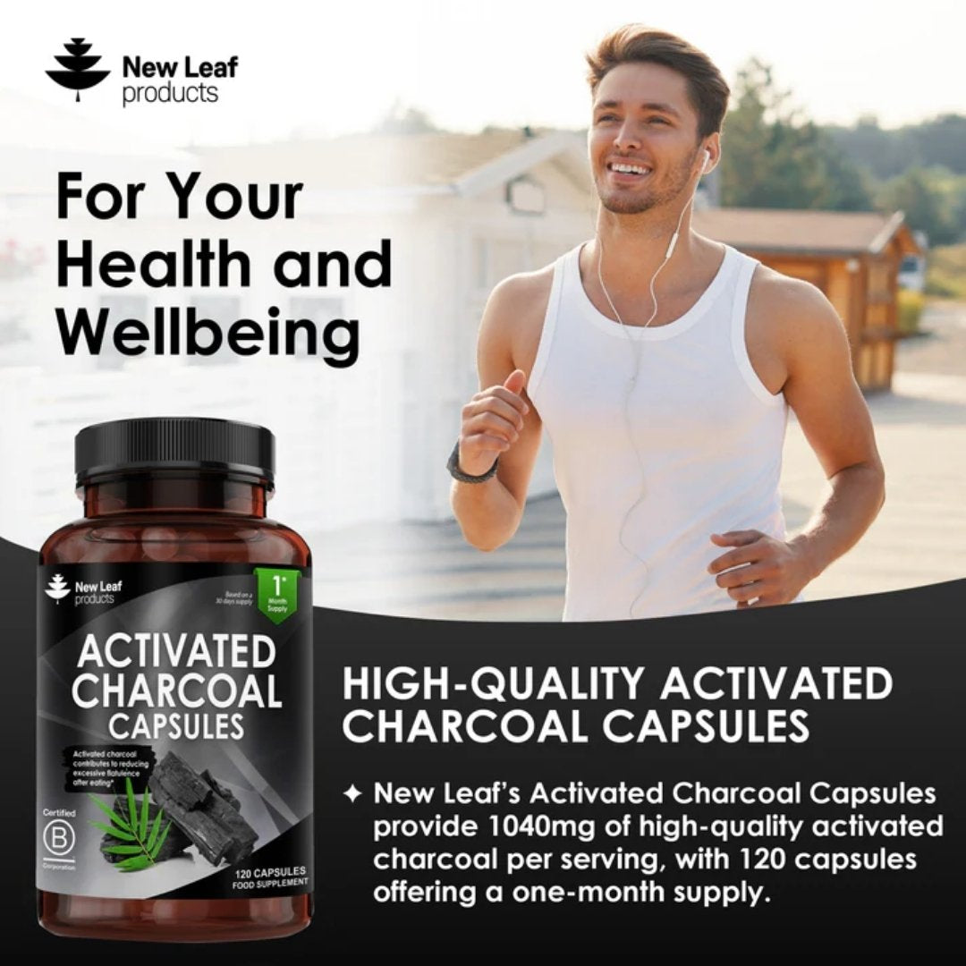 Activated Charcoal Capsules 1040mg