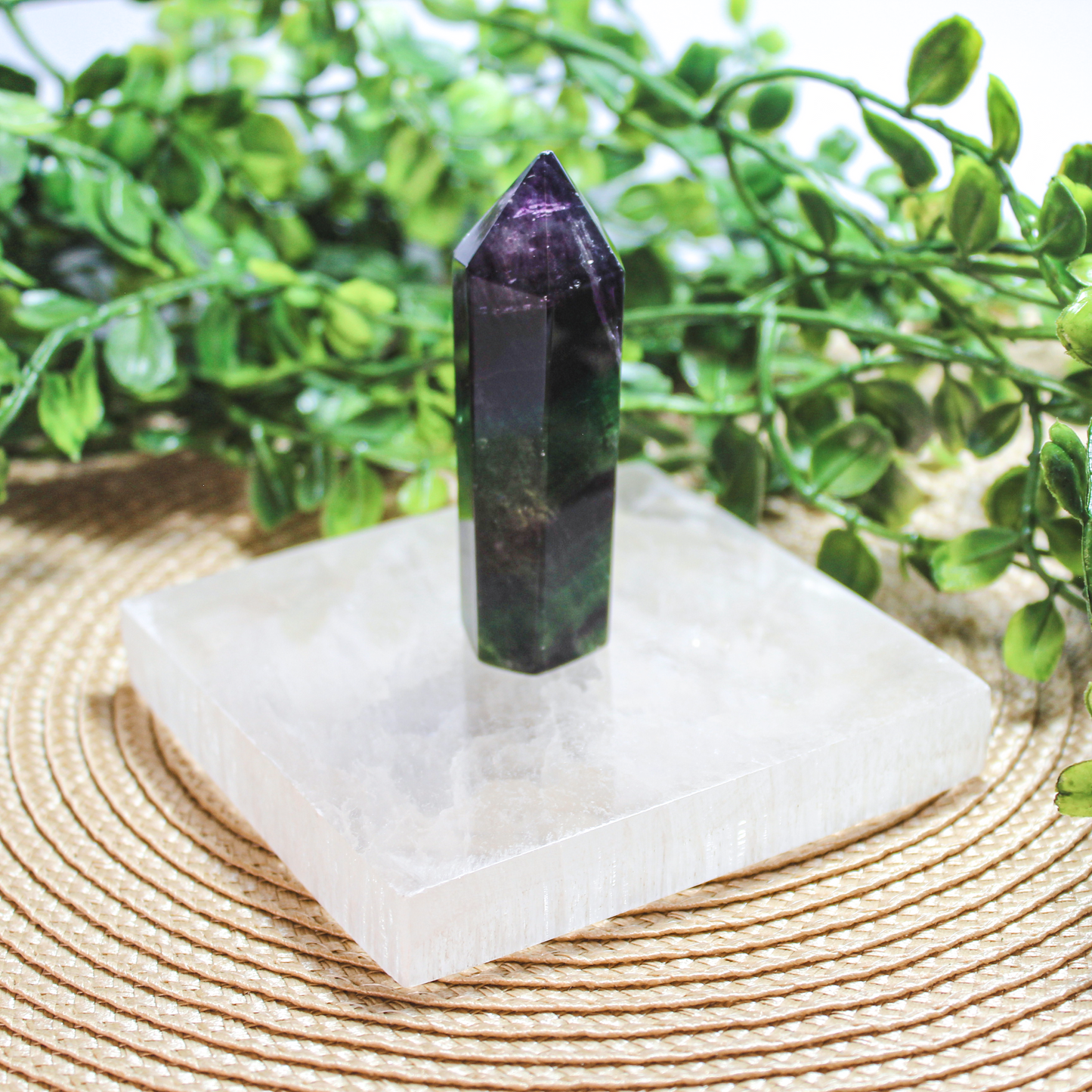 Selenite Charging Plate for Crystals - 10cm