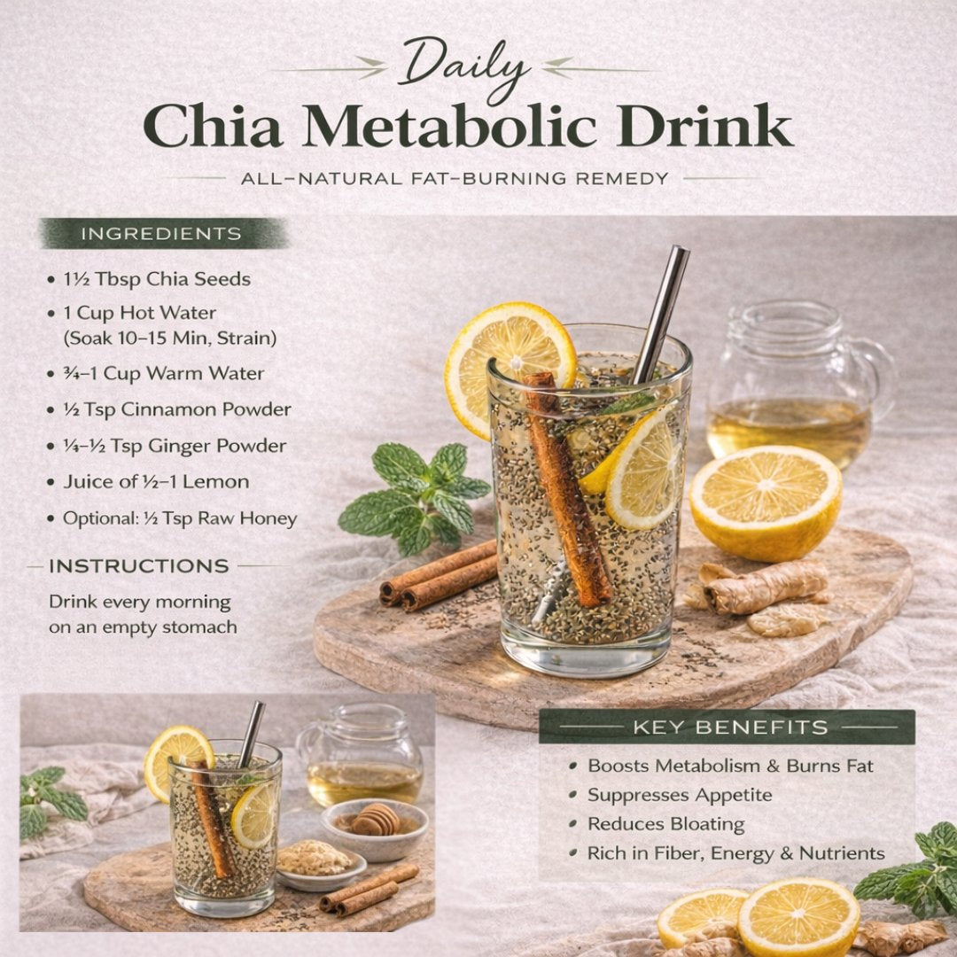 Chia Seeds 100g – Fibre, Omega-3 & Energy Support