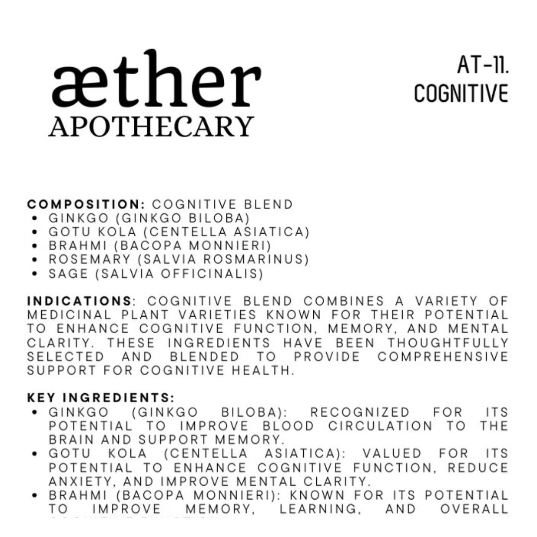 Cognitive Tincture 30ml