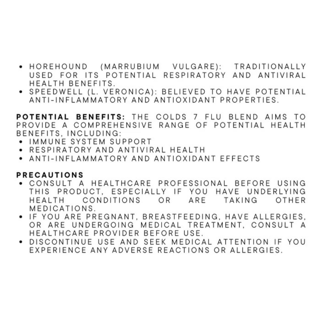 Colds & Flu Tincture 30ml