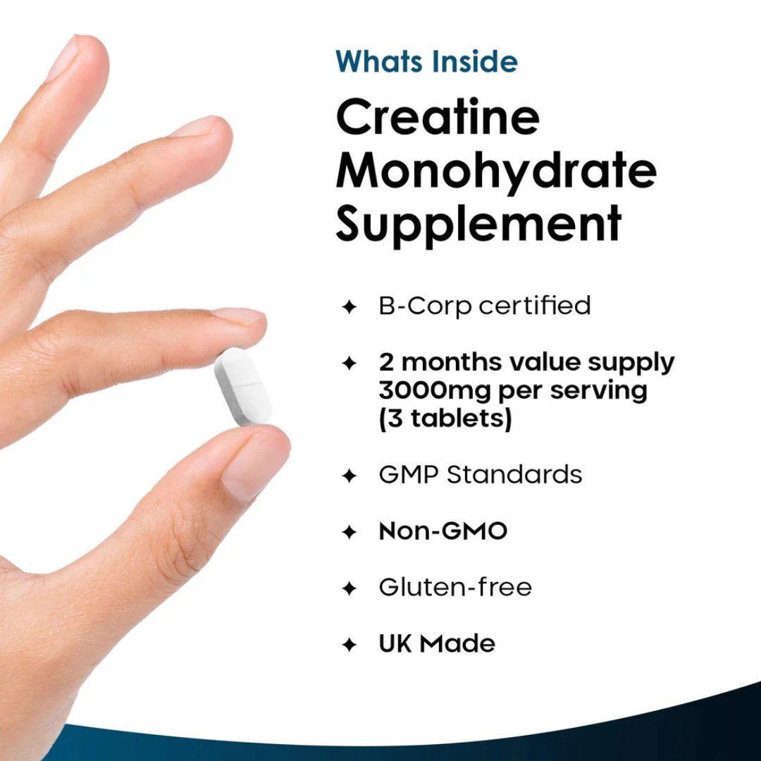 Creatine Monohydrate Tablets 3000mg 2 months