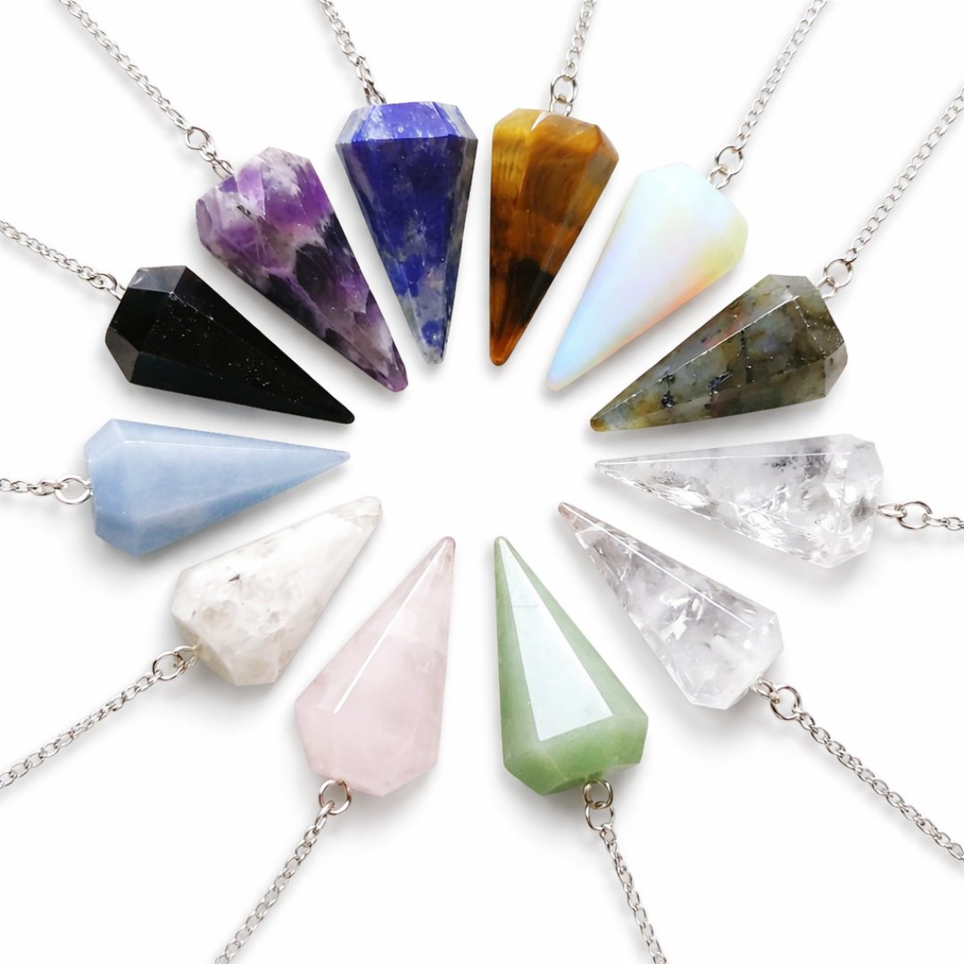 Crystal Pendulum (Assorted Gemstones)