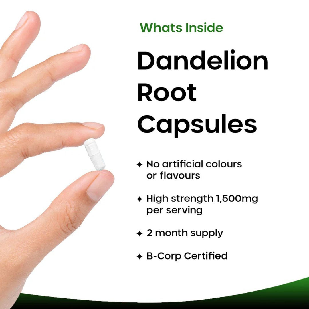 Dandelion Root Capsules 1500mg