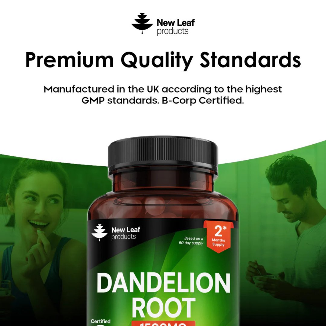 Dandelion Root Capsules 1500mg